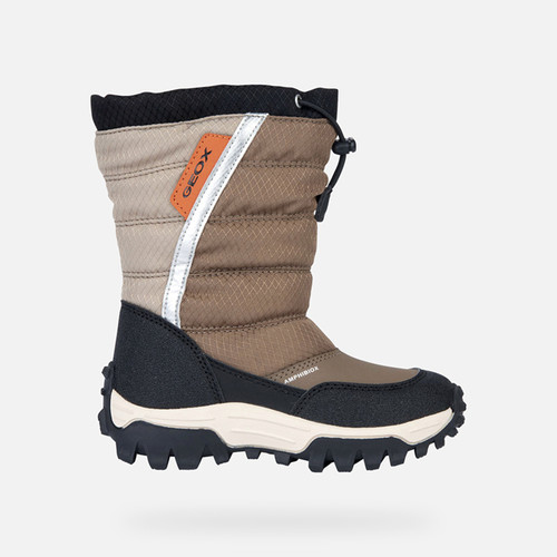 Waterproof boots HIMALAYA ABX JUNIOR Beige/Black | GEOX