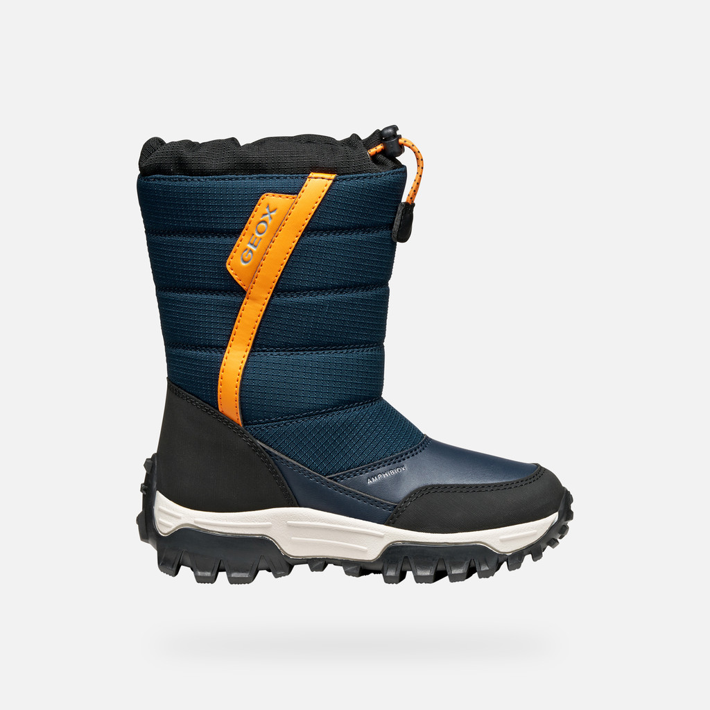 Winter boots HIMALAYA ABX JUNIOR Navy/Orange - image number 1 | GEOX
