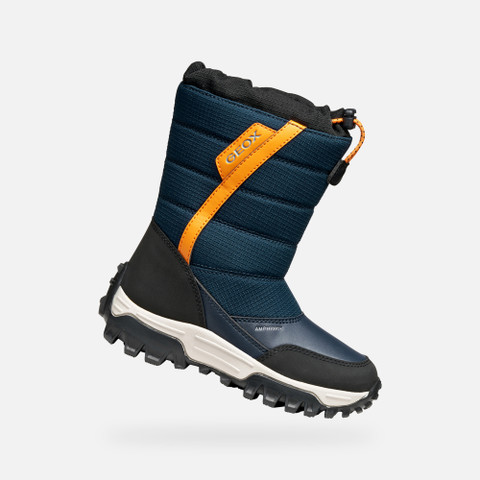 Winter boots HIMALAYA ABX JUNIOR Navy/Orange - image number 0 | GEOX
