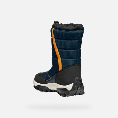 Winter boots HIMALAYA ABX JUNIOR Navy/Orange - image number 3 | GEOX