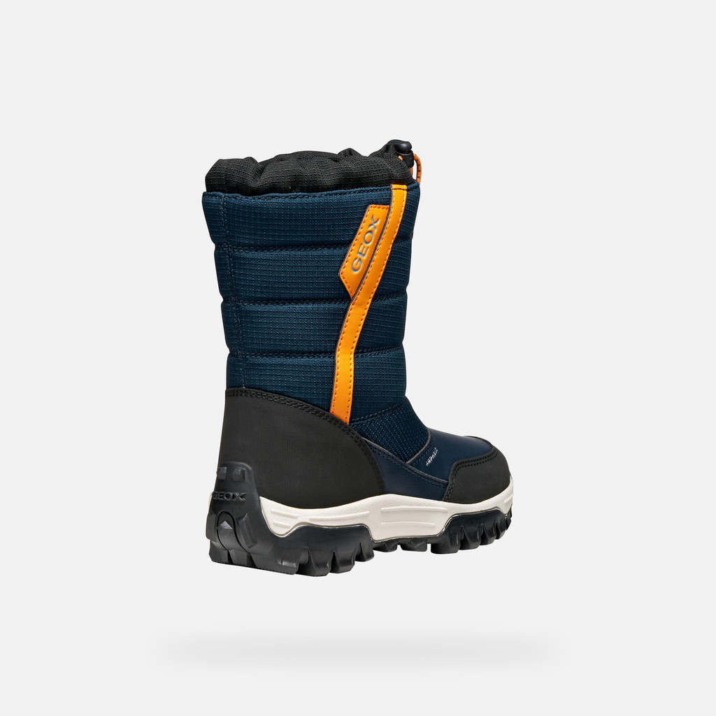 Winter boots HIMALAYA ABX JUNIOR Navy/Orange - image number 4 | GEOX