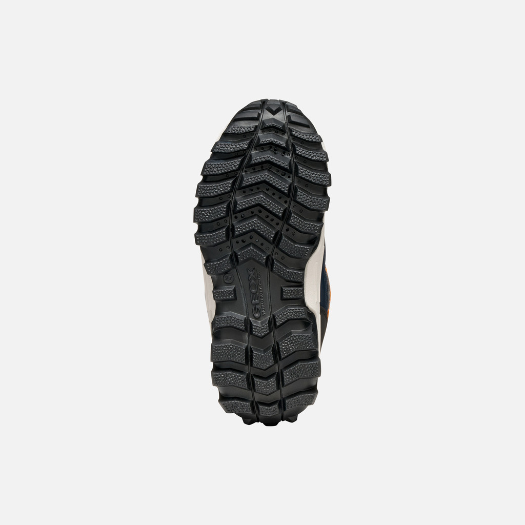 Winter boots HIMALAYA ABX JUNIOR Navy/Orange - image number 6 | GEOX