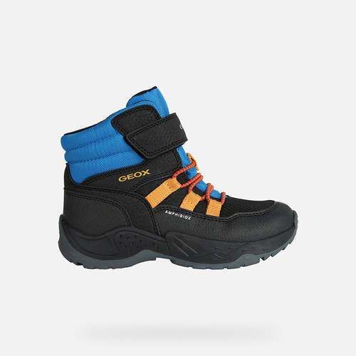 Waterproof boots SENTIERO ABX BOY Black/Sky | GEOX