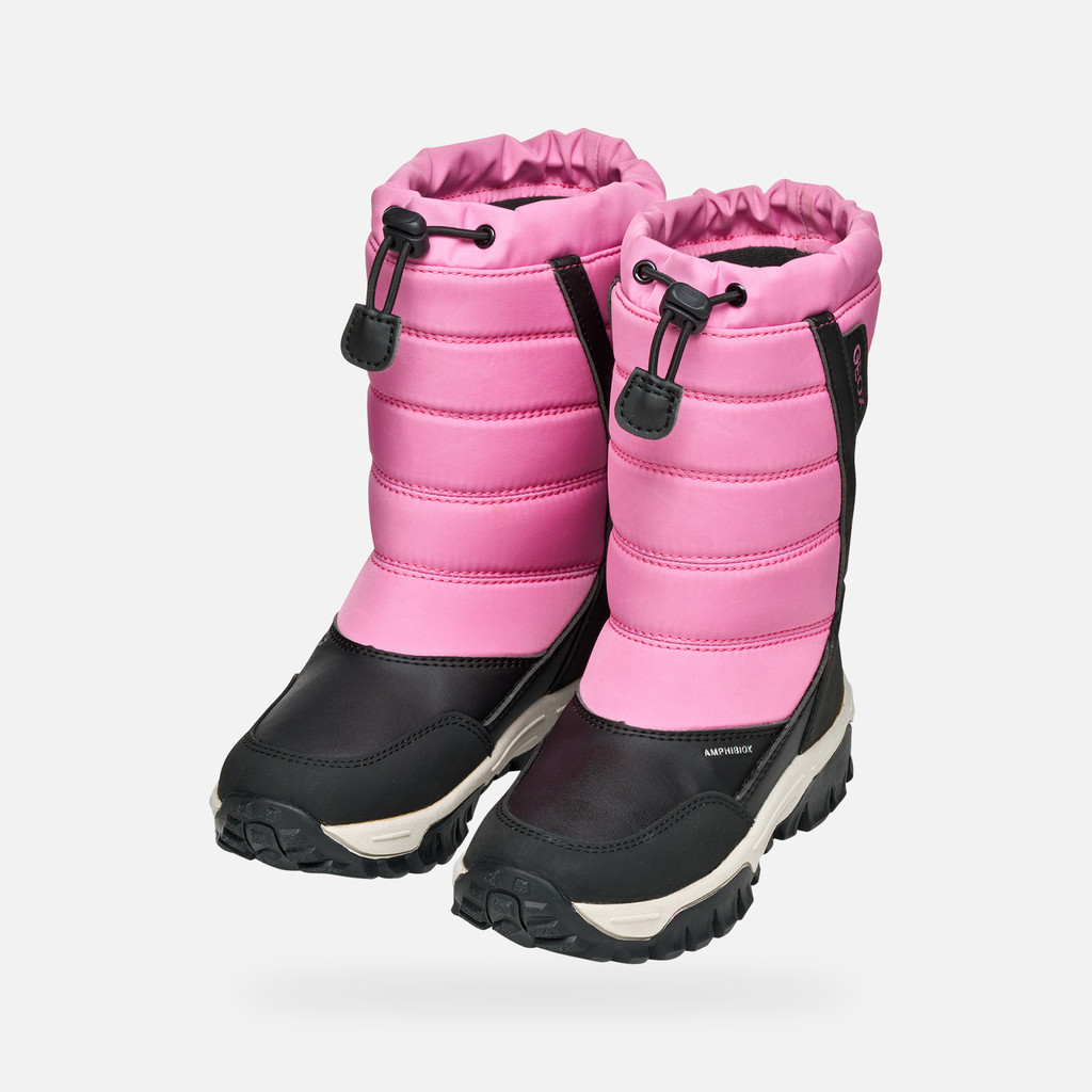 Winter boots HIMALAYA ABX JUNIOR Fuchsia/Black - image number 8 | GEOX