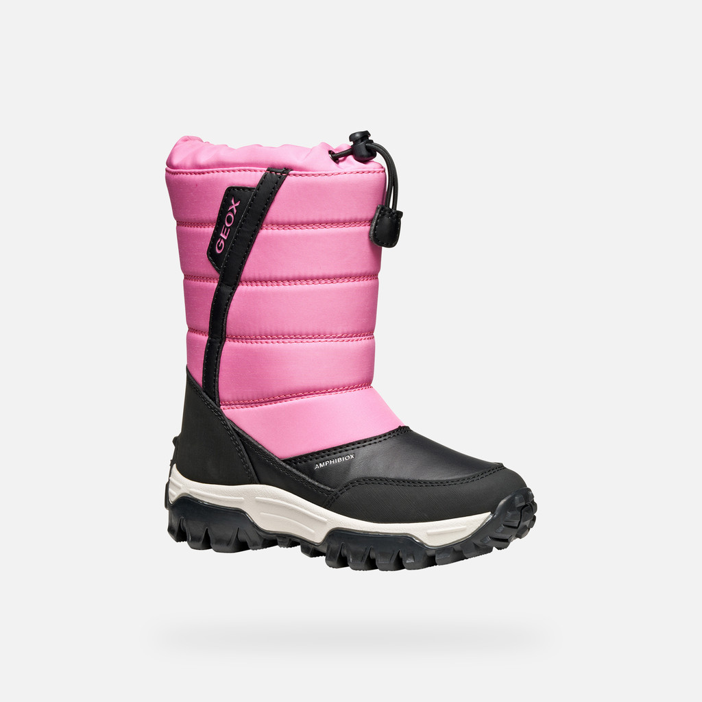 Winter boots HIMALAYA ABX JUNIOR Fuchsia/Black - image number 2 | GEOX