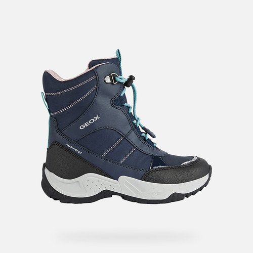 Waterproof boots SENTIERO ABX GIRL Navy/Aqua | GEOX