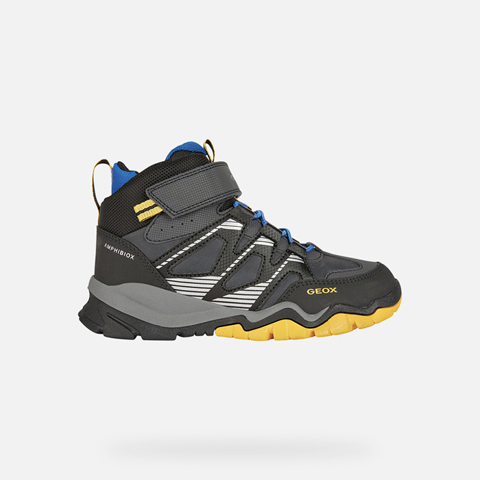Sneakers MONTRACK ABX BOY Navy/Yellow | GEOX