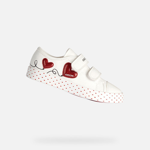 SNEAKERS FILLE CIAK FILLE - BLANC/ROUGE