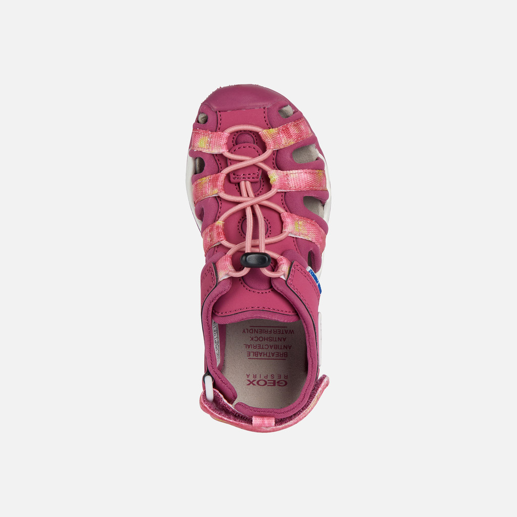 Geox Borealis Sandal Girls 2 Cyclamen