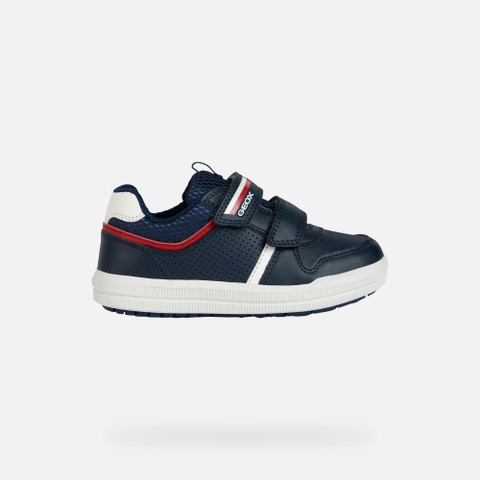 Sneakers with straps ARZACH BOY Navy/Red - image number 1 | GEOX