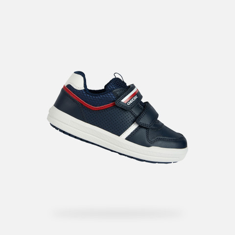 Sneakers with straps ARZACH BOY Navy/Red - image number 0 | GEOX