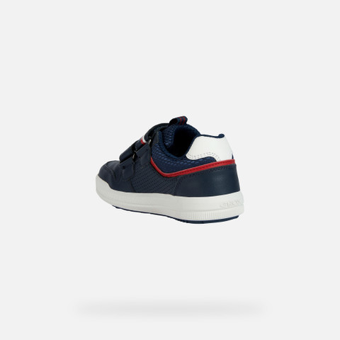 Sneakers with straps ARZACH BOY Navy/Red - image number 3 | GEOX