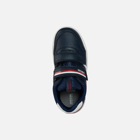 Sneakers with straps ARZACH BOY Navy/Red - image number 5 | GEOX
