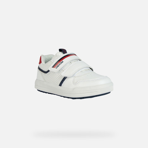 Sneakers with straps ARZACH BOY White/Navy - image number 2 | GEOX