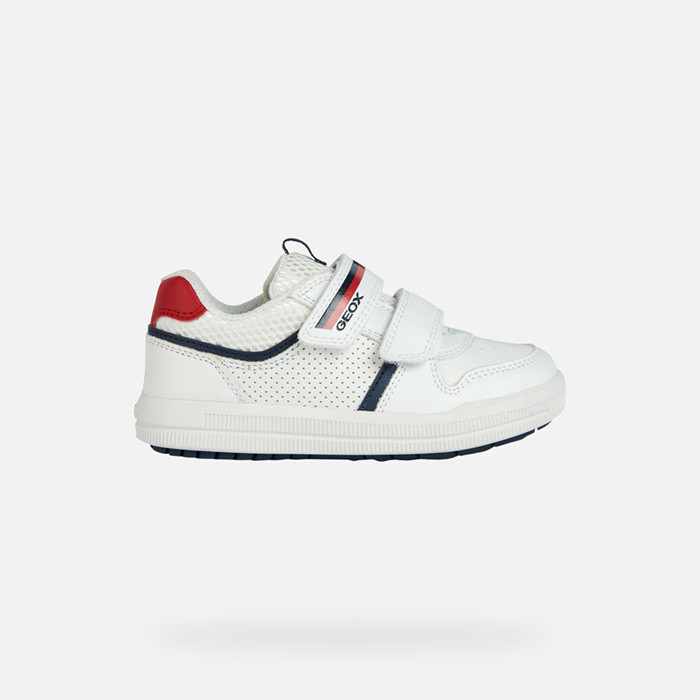 Sneakers with straps ARZACH BOY White/Navy | GEOX