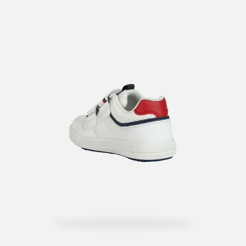 Sneakers with straps ARZACH BOY White/Navy - image number 3 | GEOX
