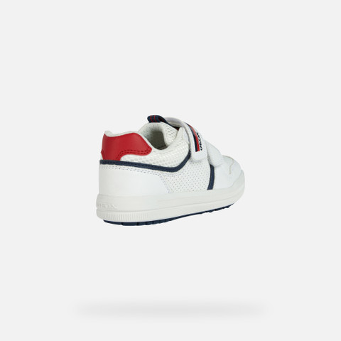 Sneakers with straps ARZACH BOY White/Navy - image number 4 | GEOX