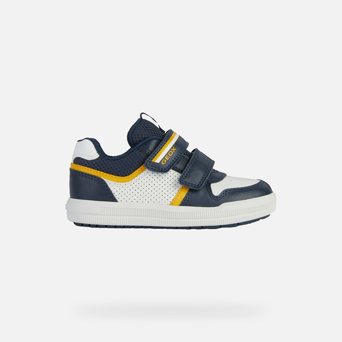 Sneakers with straps ARZACH BOY Navy/White | GEOX