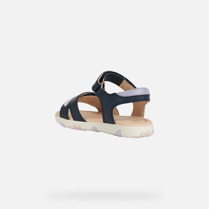 Geox Sandali Haiti Per Bambine E Ragazze | Pelle E Gomma | Comodi E Leggeri - Foto 2