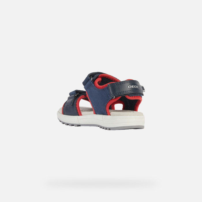 Sandalen Geox J Sandal Alben Boy J35AVA01522C4B2G D Blau