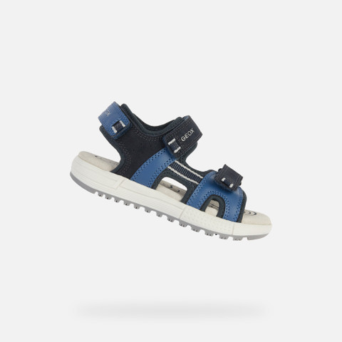 sandals with straps SANDAL ALBEN BOY Navy/Dark Blue - image number 0 | GEOX