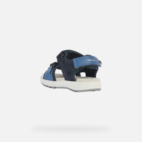 sandals with straps SANDAL ALBEN BOY Navy/Dark Blue - image number 3 | GEOX