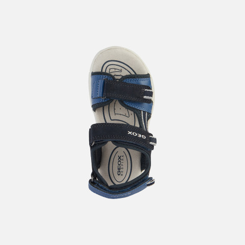 sandals with straps SANDAL ALBEN BOY Navy/Dark Blue - image number 5 | GEOX