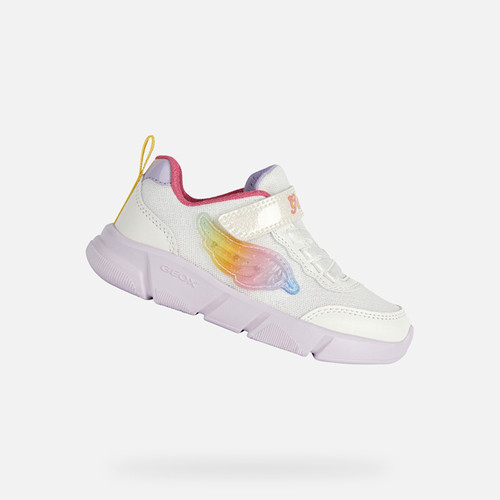 CHAUSSURES LED FILLE ARIL FILLE - BLANC/MULTICOLORE