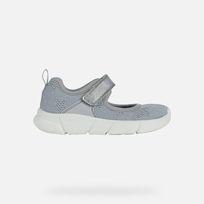 Velcro shoes ARIL GIRL Silver | GEOX