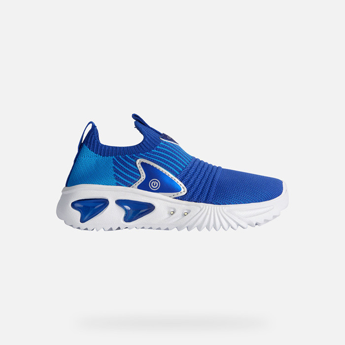 Shoes with lights ASSISTER BOY Royal/Light Blue | GEOX