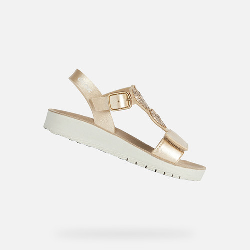SANDALES FILLE SANDAL COSTAREI FILLE - OR CLAIR