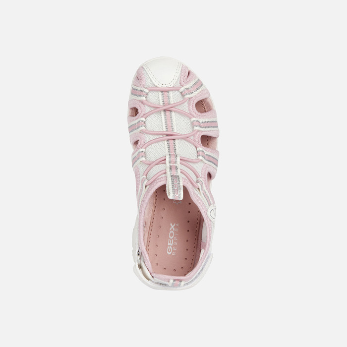 Geox® WHINBERRY: Junior White Closed Sandals | Geox ® Online