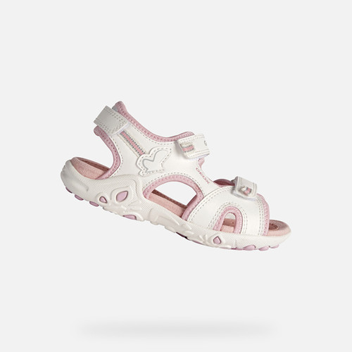SANDALS GIRL SANDAL WHINBERRY GIRL - WHITE/PINK