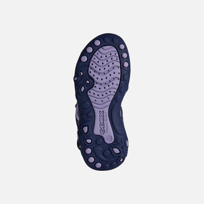 invención Laboratorio expandir Geox® WHINBERRY: Sandalias Abiertas Azul marino Niña | Geox®