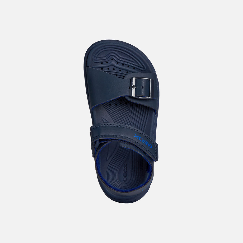 Geox® FUSBETTO: Junior Boy's Navy Open Sandals | Geox ® SS23