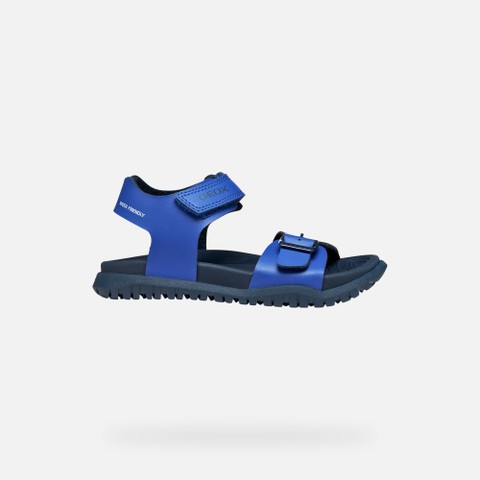 Open sandals SANDAL FUSBETTO   JUNIOR Royal/Navy - image number 1 | GEOX