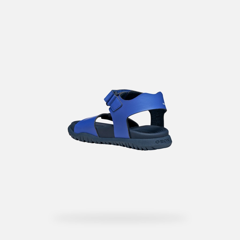 Open sandals SANDAL FUSBETTO   JUNIOR Royal/Navy - image number 3 | GEOX
