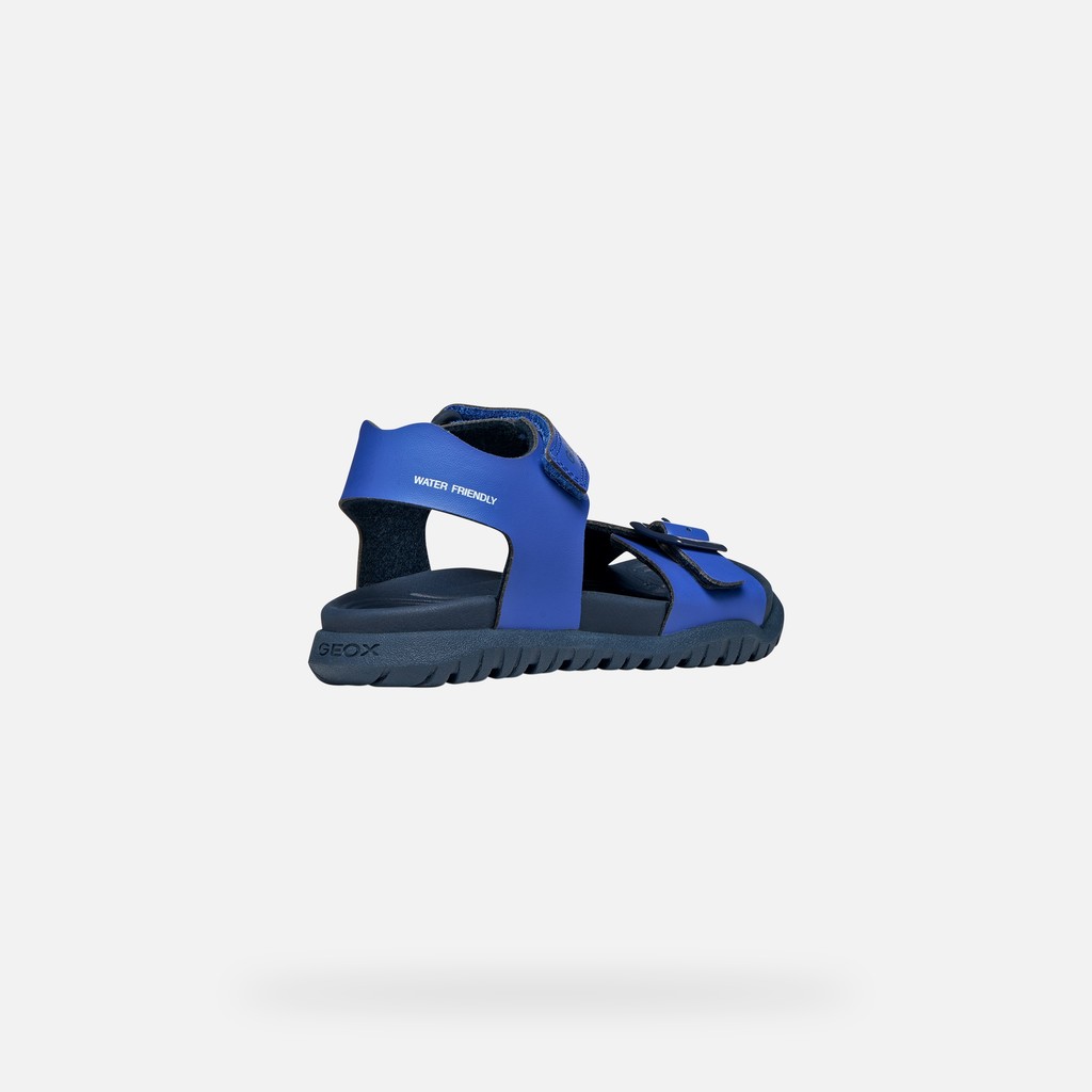 Open sandals SANDAL FUSBETTO   JUNIOR Royal/Navy - image number 4 | GEOX