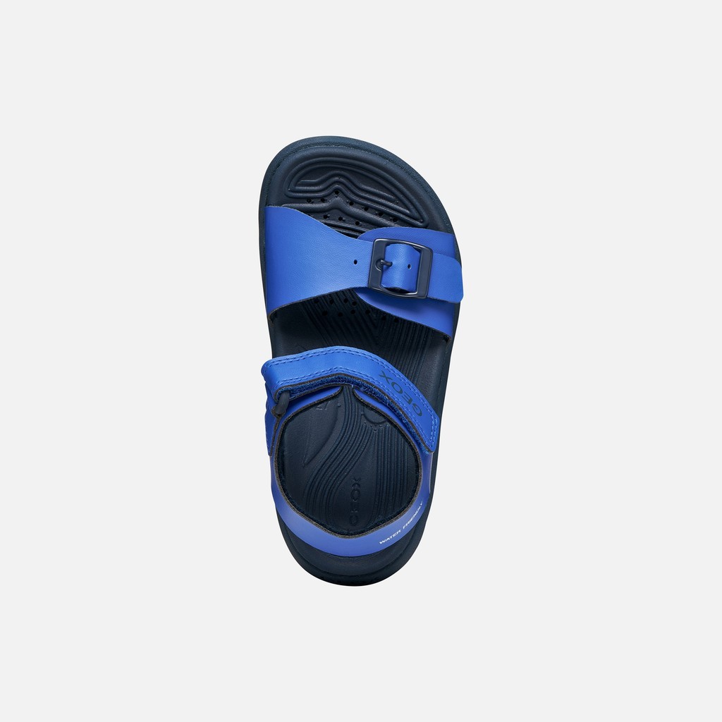 Open sandals SANDAL FUSBETTO   JUNIOR Royal/Navy - image number 5 | GEOX
