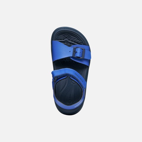 Open sandals SANDAL FUSBETTO   JUNIOR Royal/Navy - image number 5 | GEOX