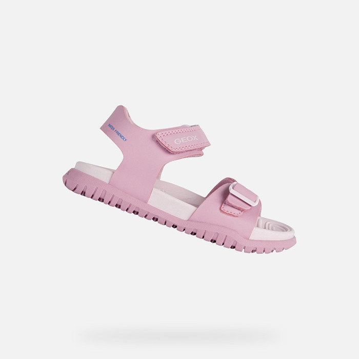 Open sandals SANDAL FUSBETTO   JUNIOR Dark Pink/Light lilac | GEOX
