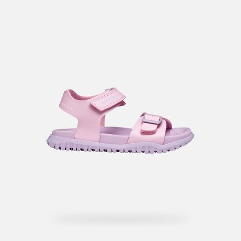 Open sandals SANDAL FUSBETTO   JUNIOR Pink/Lilac - image number 1 | GEOX