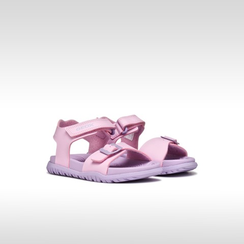 Sandales ouvertes SANDAL FUSBETTO   JUNIOR Rose/Lilas - image number 2 | GEOX