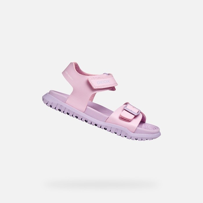 Open sandals SANDAL FUSBETTO   JUNIOR Pink/Lilac | GEOX
