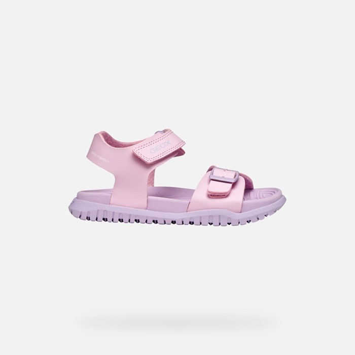 Open sandals SANDAL FUSBETTO   JUNIOR Pink/Lilac | GEOX