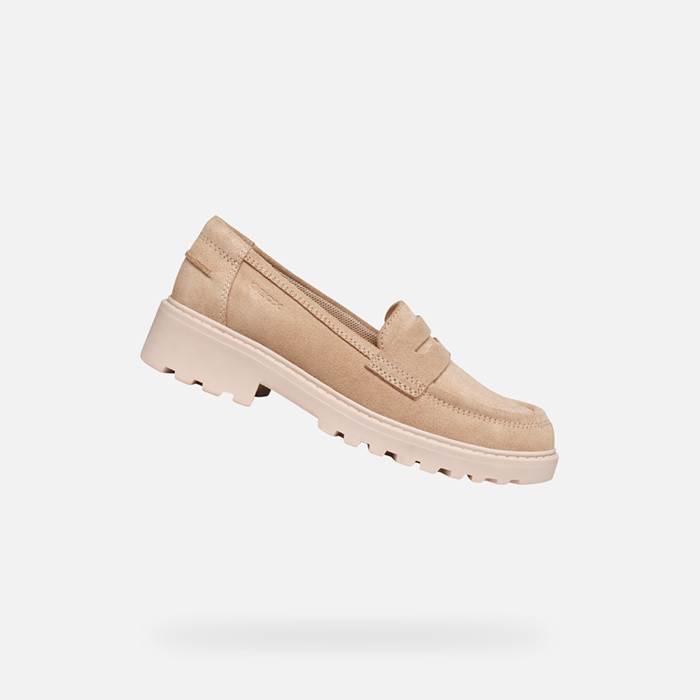 Suede loafers CASEY GIRL Skin | GEOX