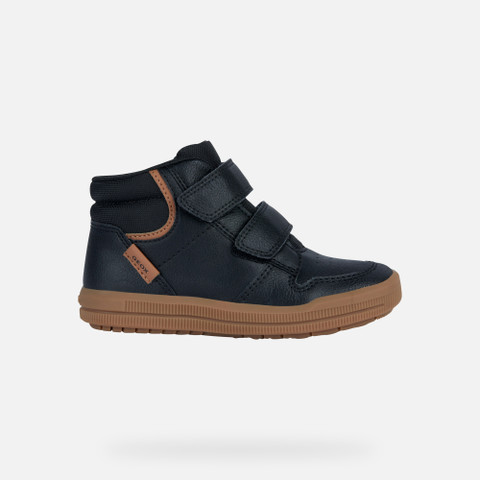 High Top Sneakers ARZACH BOY Black/Cognac - image number 1 | GEOX