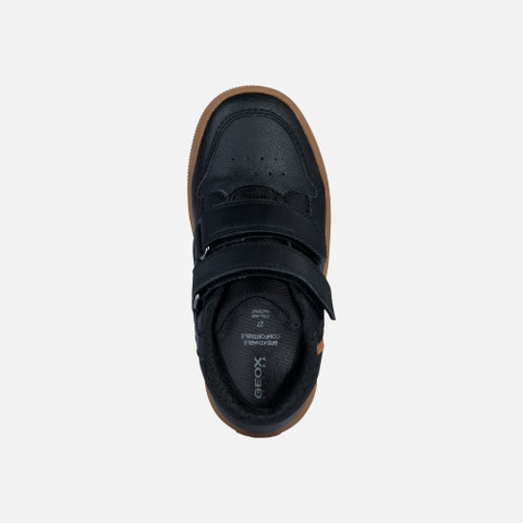High Top Sneakers ARZACH BOY Black/Cognac - image number 5 | GEOX