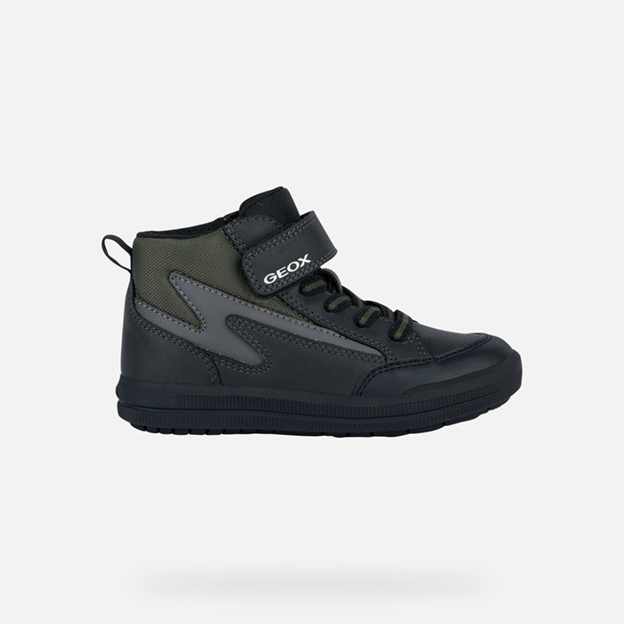High top sneakers ARZACH BOY Black/Military | GEOX
