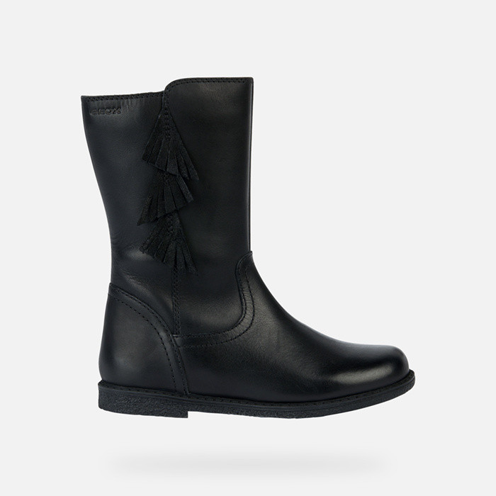 Leather boots SHAWNTEL GIRL Black | GEOX